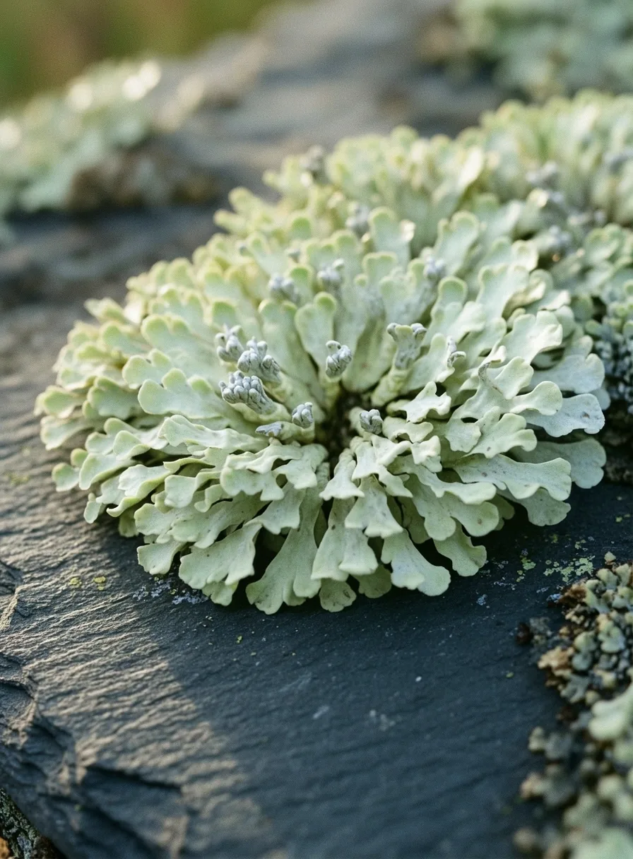 Texture organique de lichen
